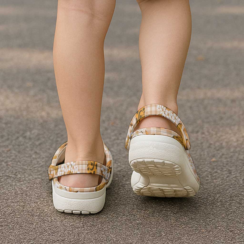 Mokihana Maile Ilima Leis Paniolo Palaka Clogs Shoes Hawaiian Kula Spirit - Polynesian Pride