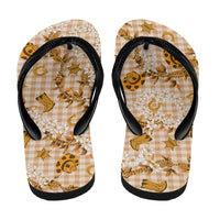 Mokihana Maile Ilima Leis Paniolo Palaka Flip Flops Hawaiian Kula Spirit - Polynesian Pride