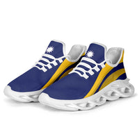 Nauru Clunky Sneakers Flag-Inspired Curve Style LT05 - Polynesian Pride