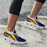 Nauru Clunky Sneakers Flag-Inspired Curve Style LT05 - Polynesian Pride