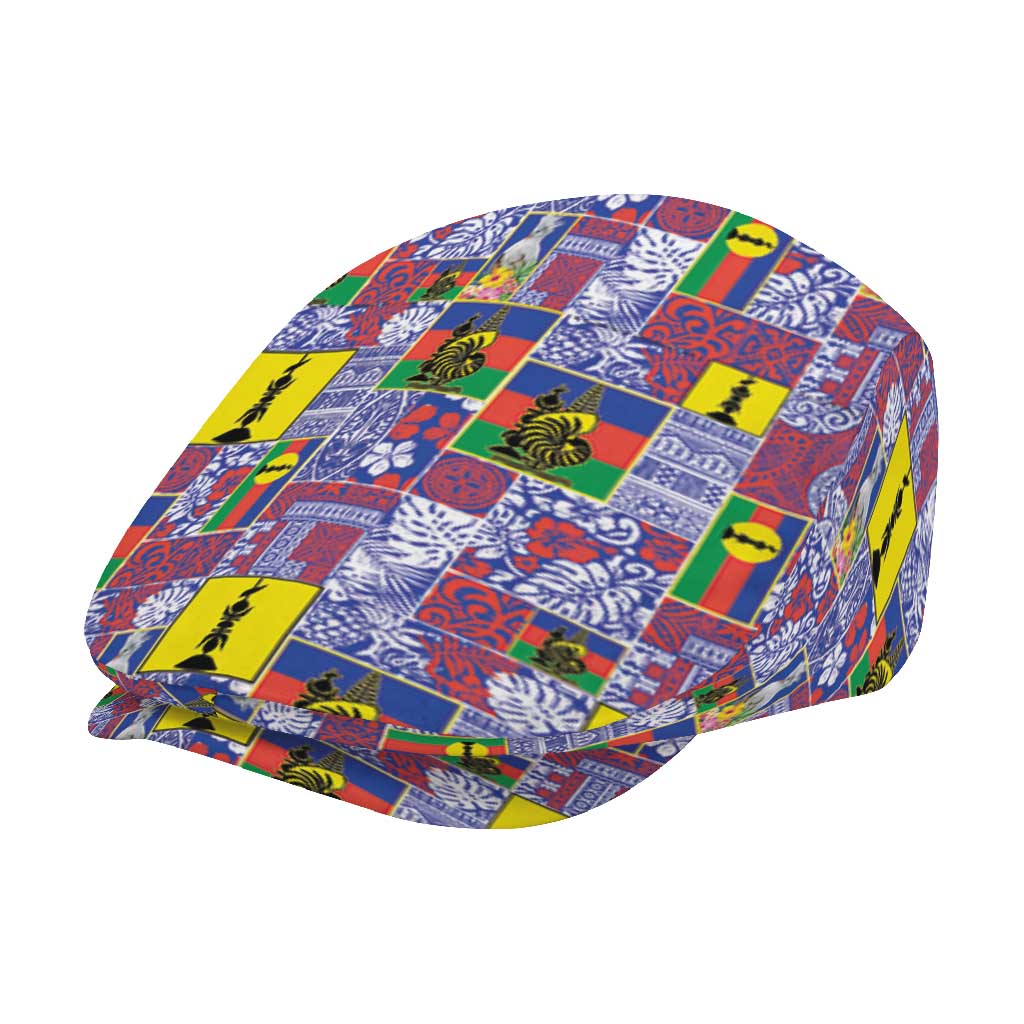New Caledonia Joyeux Noel Jeff Hat Pacific Patchwork Xmas Vibes LT9 - Polynesian Pride
