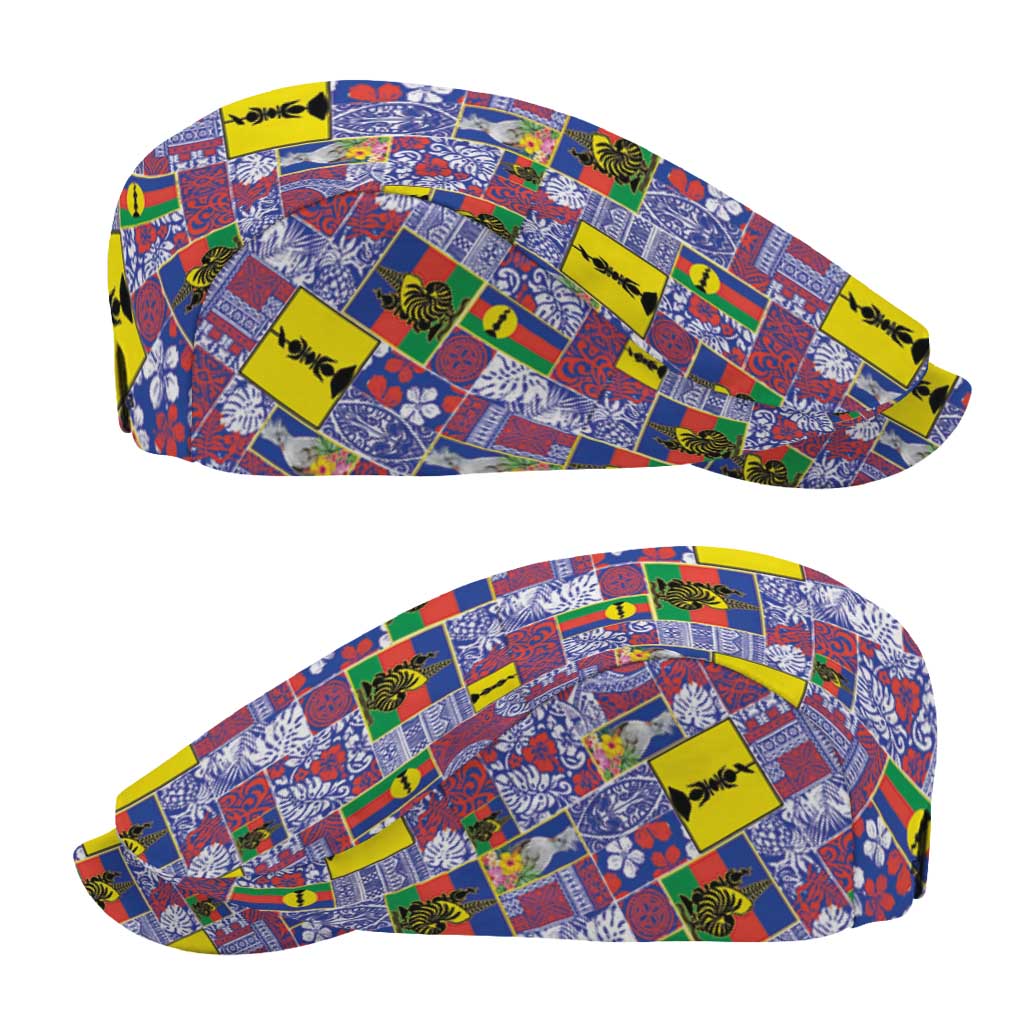 New Caledonia Joyeux Noel Jeff Hat Pacific Patchwork Xmas Vibes LT9 - Polynesian Pride