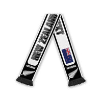 New Zealand 2026 Football Personalised Soccer Scarf Aotearoa Kia Kaha White Fern LT14