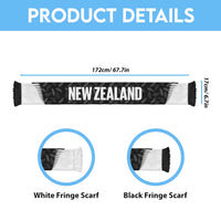 New Zealand 2026 Football Soccer Scarf Come On Aotearoa LT14