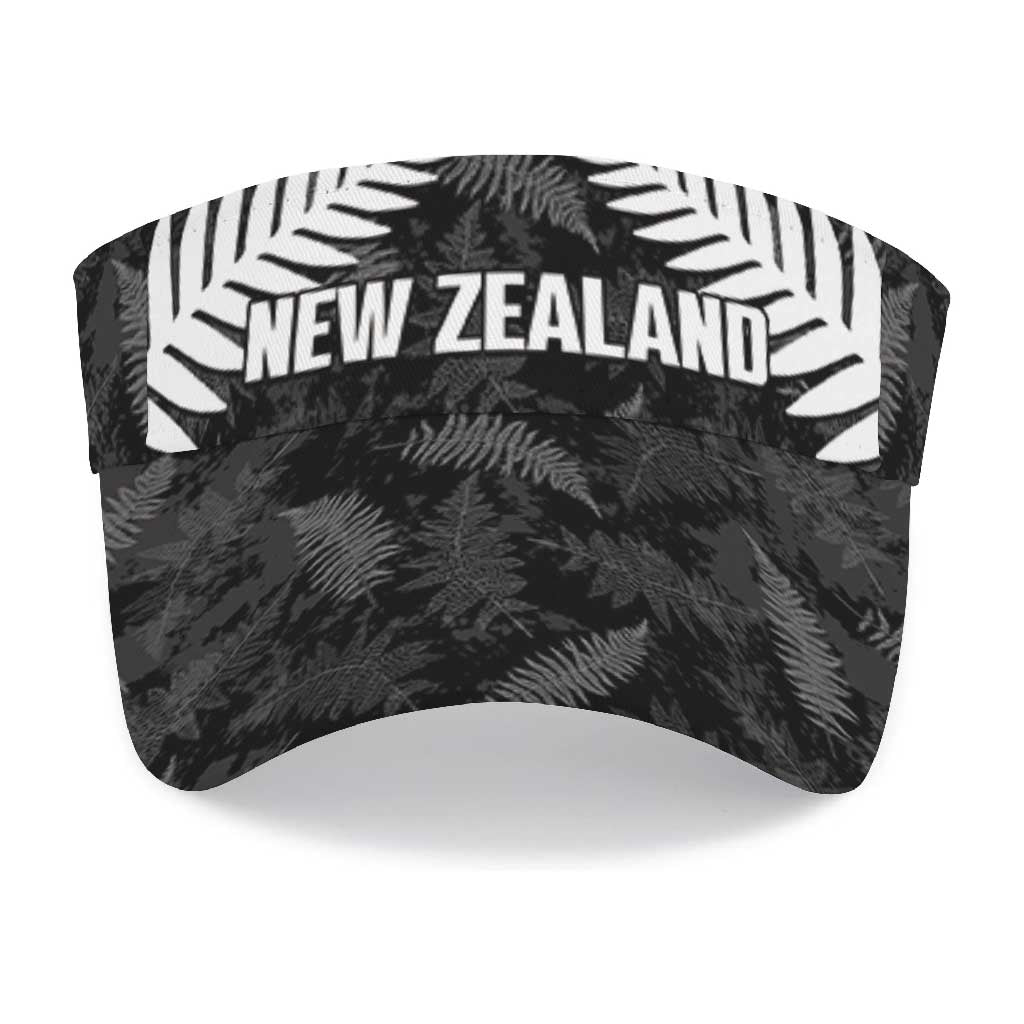 New Zealand 2026 Football Sun Visor Cap Aotearoa Fern Maori Pattern