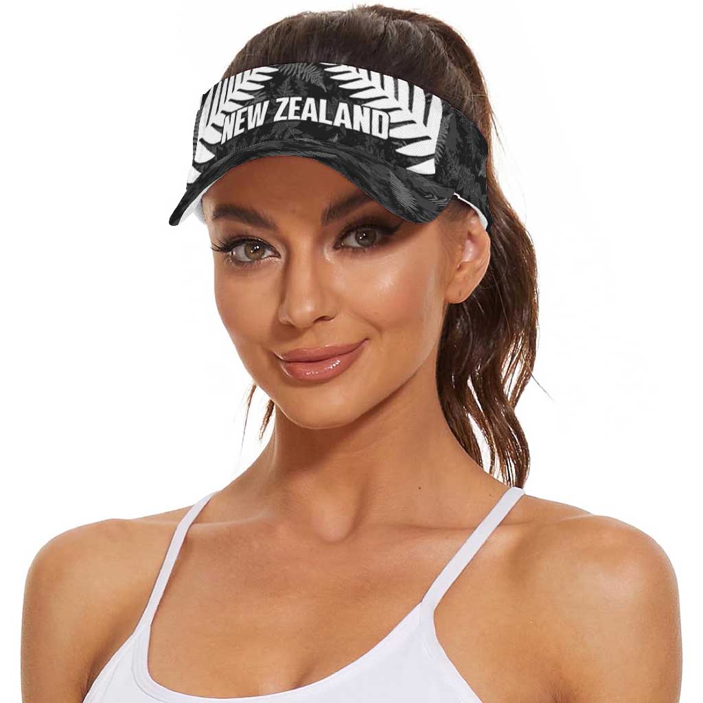 New Zealand 2026 Football Sun Visor Cap Aotearoa Fern Maori Pattern