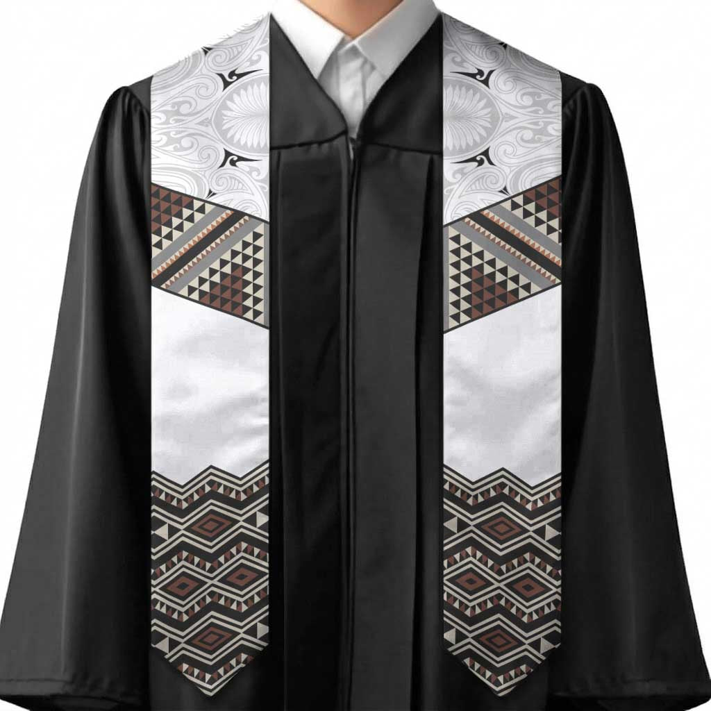 New Zealand Aotearoa Graduation Stole Taniko Art Simple Style LT05 - Polynesian Pride