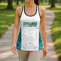 New Zealand Aotearoa Hollow Tank Top Green Maori Papua Shell Indigenous - Polynesian Pride