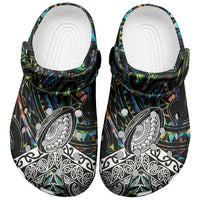 New Zealand Clogs Shoes Maori Rugby Tattoo Papua Shell - Polynesian Pride