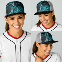New Zealand Darts Baseball Net Cap Happiness Is A Tight Threesome Maori Paua Shell - Polynesian Pride