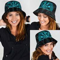 New Zealand Darts Bucket Hat Happiness Is A Tight Threesome Maori Paua Shell LT14