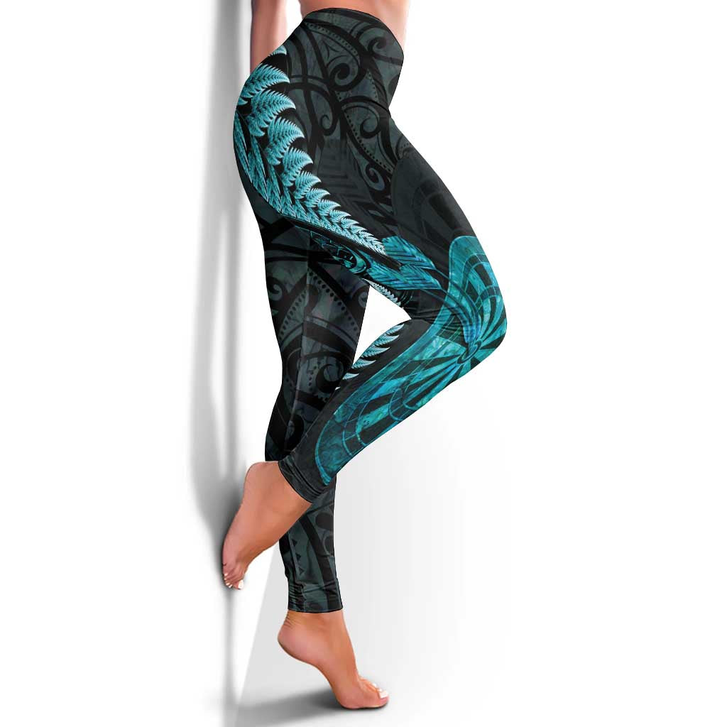 New Zealand Darts Leggings Happiness Is A Tight Threesome Maori Paua Shell LT14