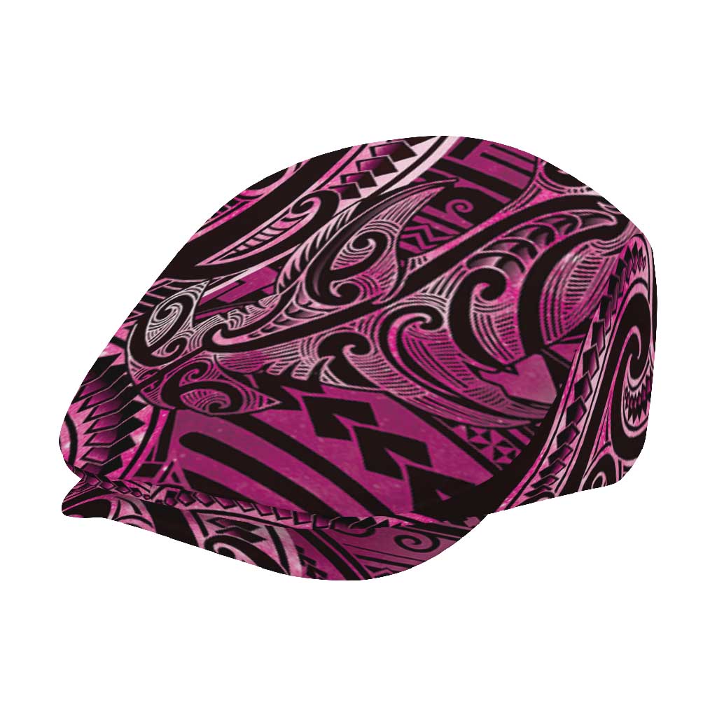 New Zealand Hammerhead Shark Jeff Hat Maori Haehae Mangopare Pink - Polynesian Pride