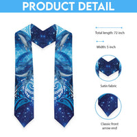 New Zealand Humpback Whale Matariki Graduation Stole Maori New Year Taniko Niho Taniwha LT14 - Polynesian Pride