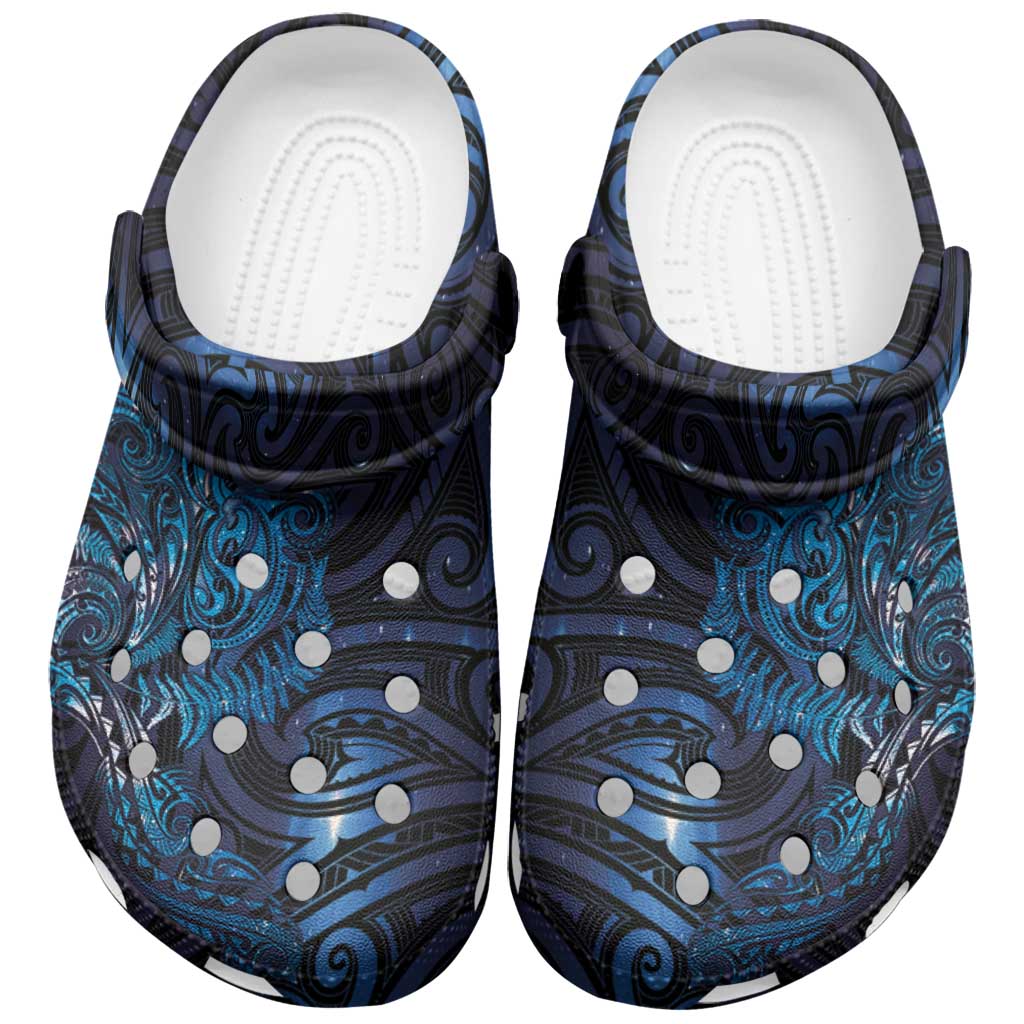 New Zealand New Year-Matariki Clogs Shoes Aotearoa Maori Tattoo Galaxy Sky