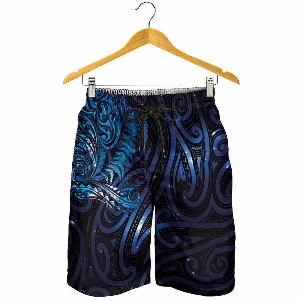 New Zealand New Year-Matariki Shorts for Men Aotearoa Maori Tattoo Galaxy Sky LT03 - Polynesian Pride