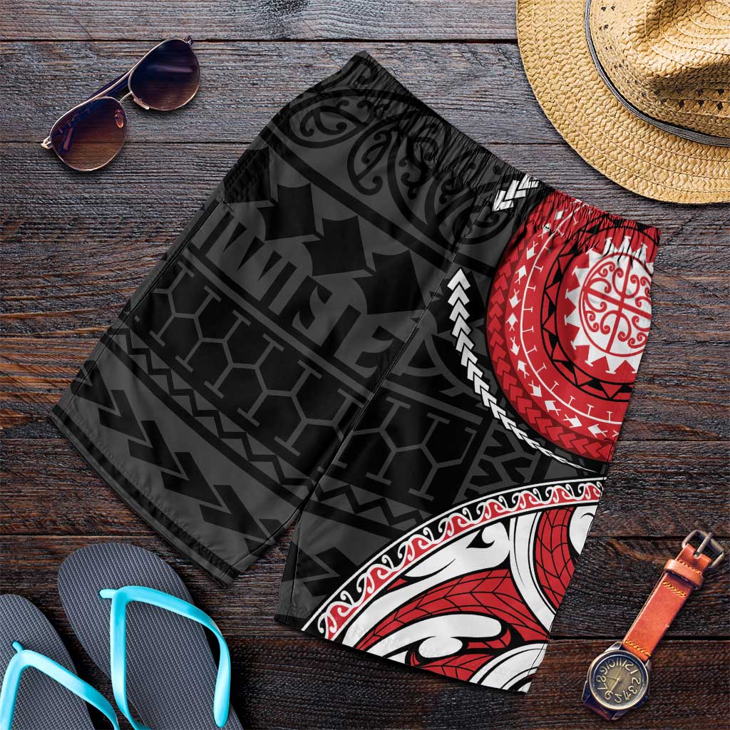 New Zealand Red Maori Koru Simple Style Shorts for Men