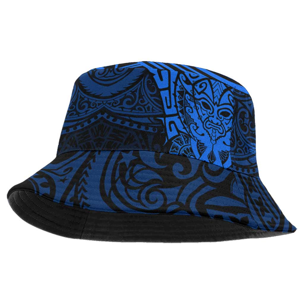 New Zealand Rugby All Blue Bucket Hat Silver Fern All Black Mix Ta Moko LT09