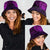 New Zealand Rugby All Purple Bucket Hat Silver Fern All Black Mix Ta Moko LT09