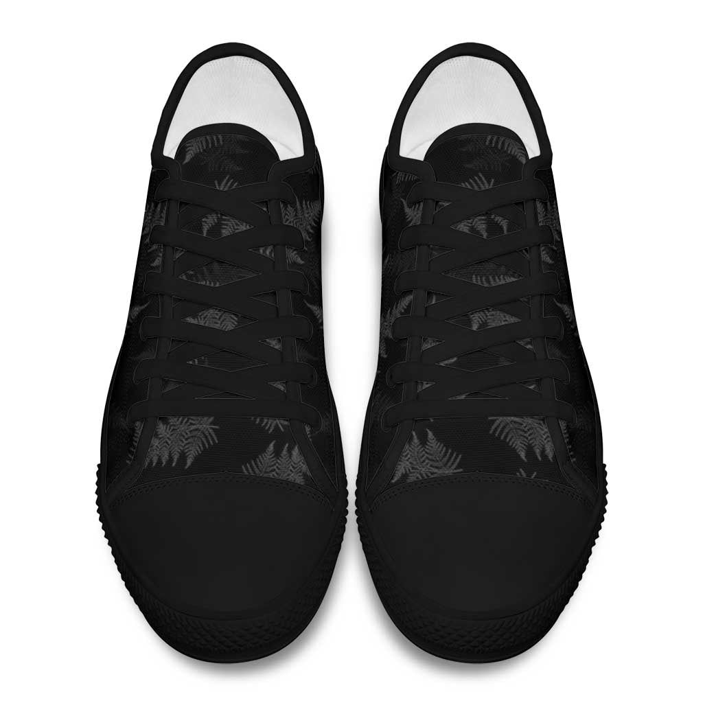New Zealand Silver Fern Rugby Low Top Shoes Go Aotearoa World Cup LT14 - Polynesian Pride