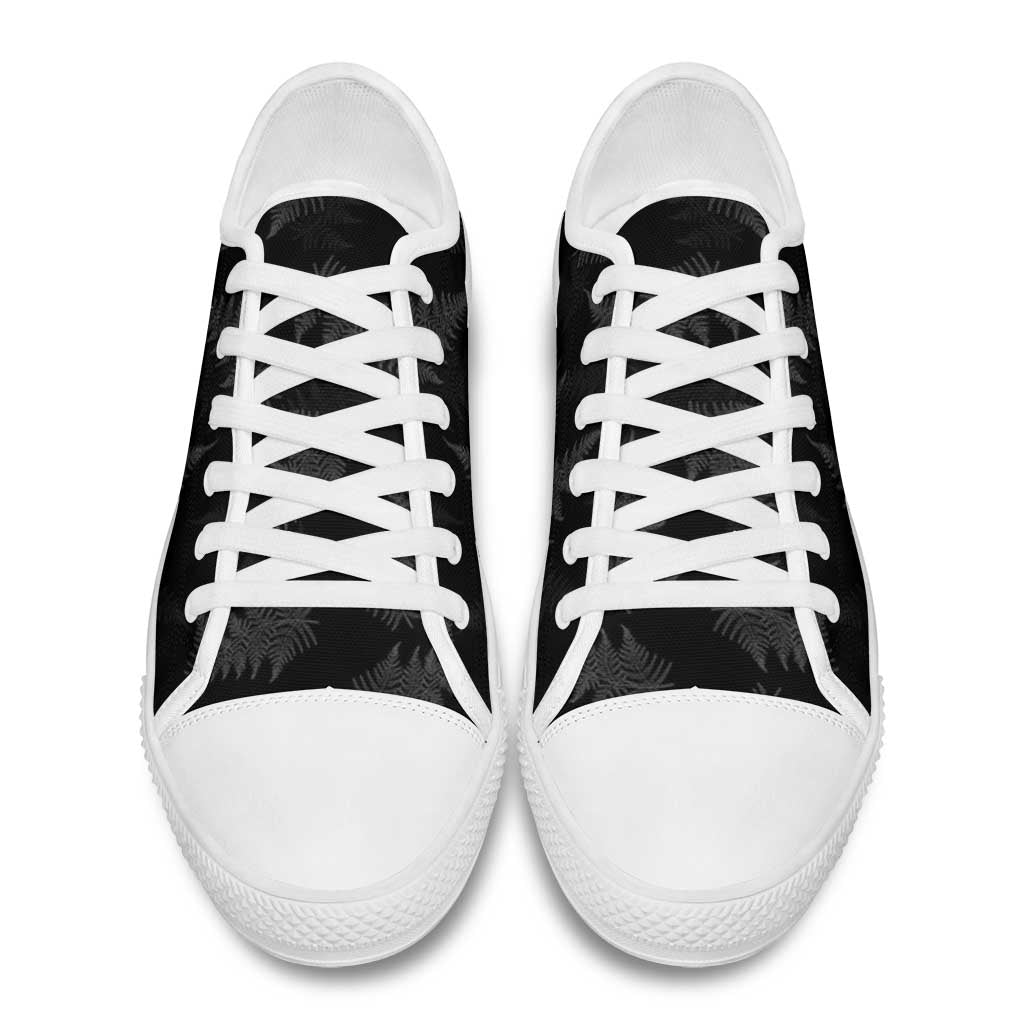 New Zealand Silver Fern Rugby Low Top Shoes Go Aotearoa World Cup LT14 - Polynesian Pride