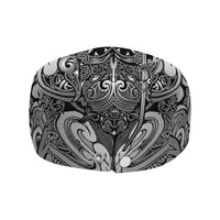 New Zealand Taiaha Maori Jeff Hat Kiwikiwi Minimalist Silver Fern Tukutuku Motif