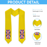 Niue Graduation Stole Flag Style LT05 - Polynesian Pride