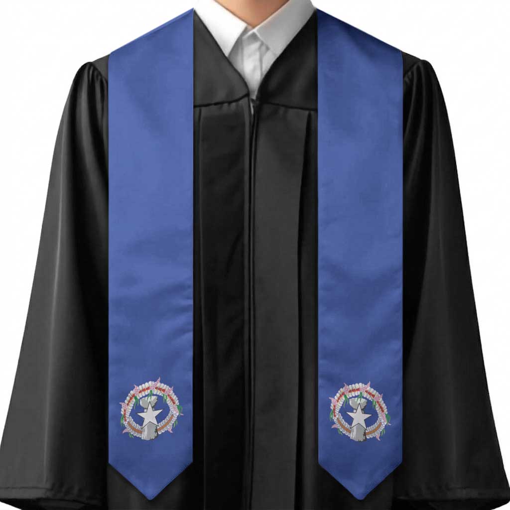 Northern Mariana Islands Graduation Stole Flag Style LT05 - Polynesian Pride