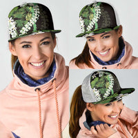 Omaomao Aloha Hawaii Lei Mesh Trucker Cap Tropical Flowers Elegant Vibe - Polynesian Pride