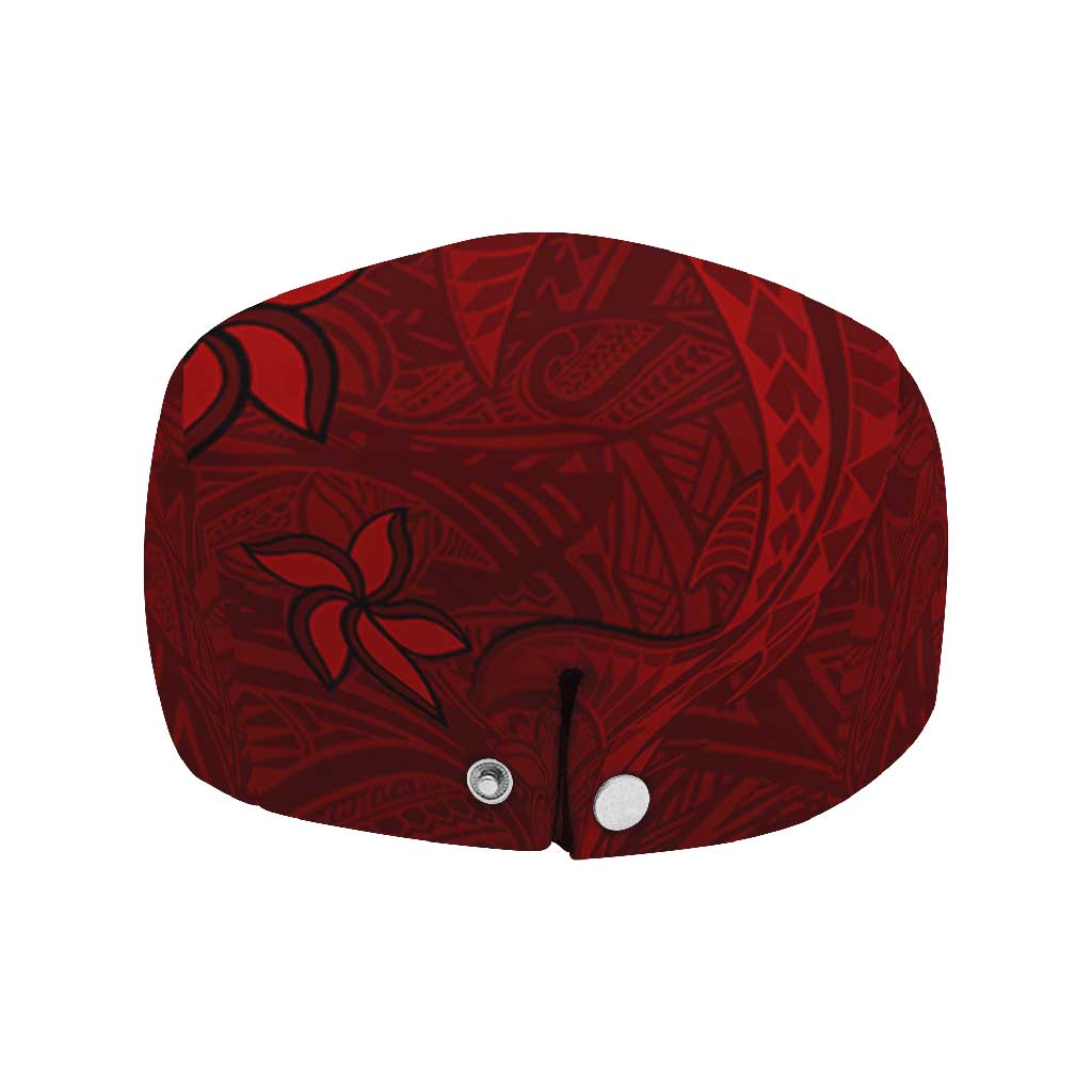 Oxblood Polynesia Jeff Hat Hawaiian Tribal Hammerhead Shark Tattoo - Polynesian Pride