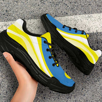 Palau Chunky Sneakers Flag-Inspired Curve Style LT05 - Polynesian Pride