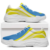 Palau Chunky Sneakers Flag-Inspired Curve Style LT05 Yellow - Polynesian Pride