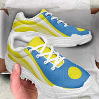 Palau Chunky Sneakers Flag-Inspired Curve Style LT05 - Polynesian Pride