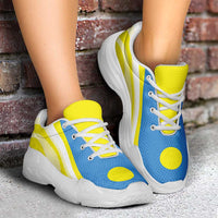 Palau Chunky Sneakers Flag-Inspired Curve Style LT05 - Polynesian Pride