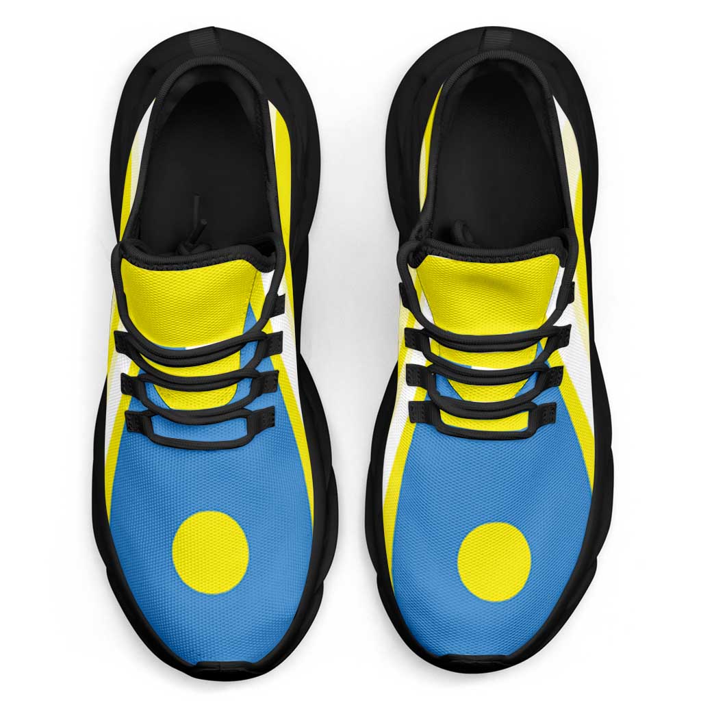 Palau Clunky Sneakers Flag-Inspired Curve Style