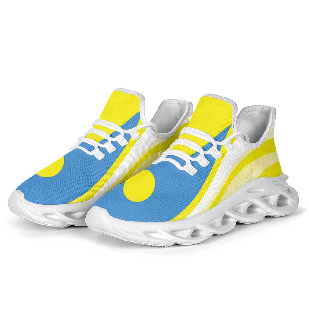 Palau Clunky Sneakers Flag-Inspired Curve Style