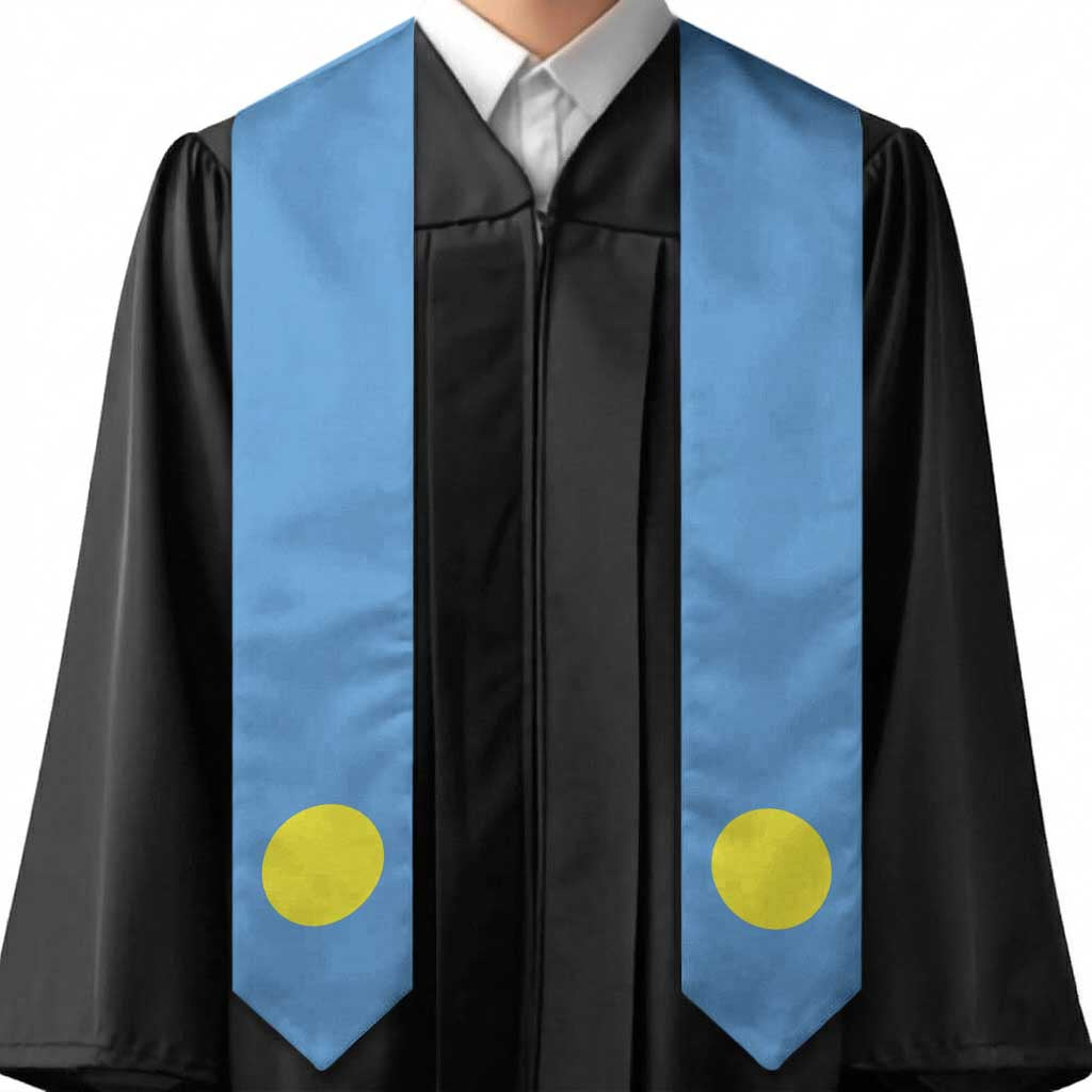 Palau Graduation Stole Flag Style LT05 - Polynesian Pride