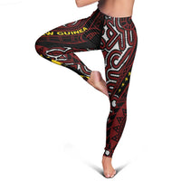 Papua New Guinea Oro Tapa Motif Leggings Special LT7 - Polynesian Pride