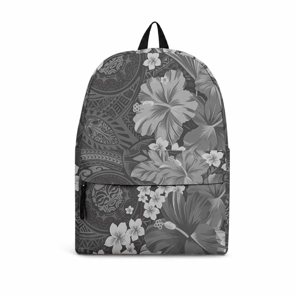 Pauli Hawai'i Hibiscus Backpack Polynesian Tribal Tattoo Pattern Floral Elements
