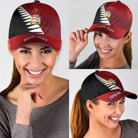 Personalised British Lions New Zealand Classic Cap Half Black Fern LT09