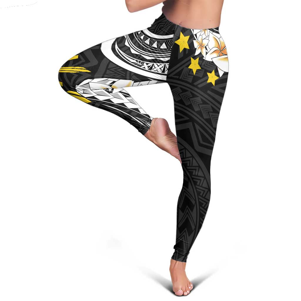 Philippines Tribal Leggings Mix Plumeria LT7 - Polynesian Pride