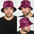 Pink Aloha Hawaii Bucket Hat Hawaiian Kakau Ohia Lehua Lei - Polynesian Pride