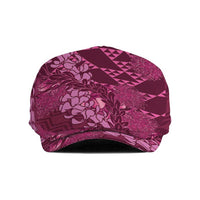 Pink Aloha Hawaii Jeff Hat Hawaiian Kakau Ohia Lehua Lei - Polynesian Pride