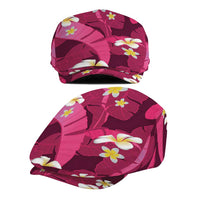 Pink Banana Leaf Hawaii Jeff Hat Lau Maia Plumeria Tropical Summer Vibes