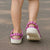 Pink Hawaiian Quilt Clogs Shoes Hawaii Pineapple Monstera Palaka Motifs - Polynesian Pride