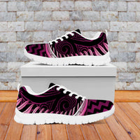 Pink Matariki New Zealand Sneakers Maori Poutama Galaxy Vibes