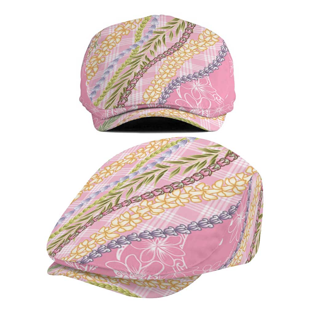 Pink Palaka Hawaii Leis Jeff Hat Hawaiian-plaid Elegant Tropical Vibes LT14 - Polynesian Pride