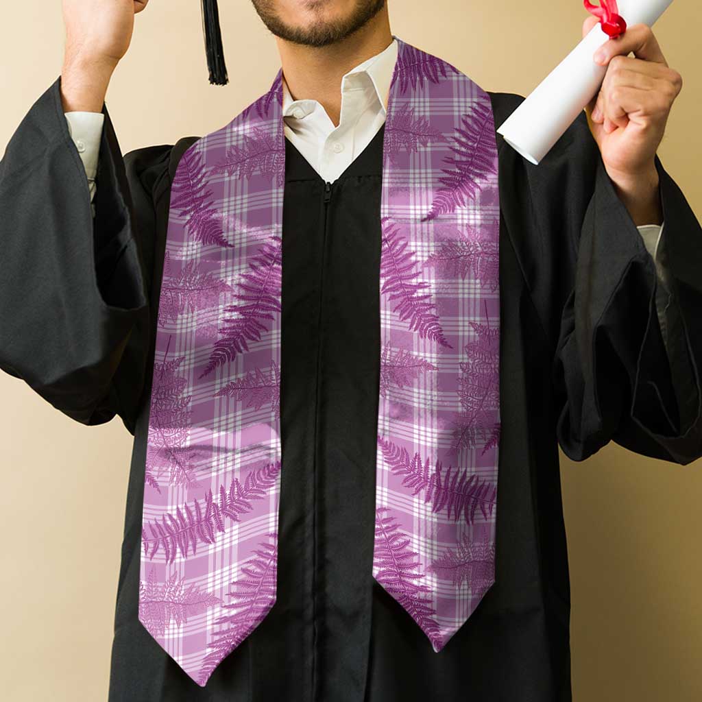 Pink Palaka Hawaii Palapalai Graduation Stole Hawaiian Fern LT14 - Polynesian Pride