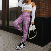 Pink Palaka Hawaii Palapalai Jogger Pants Hawaiian Fern