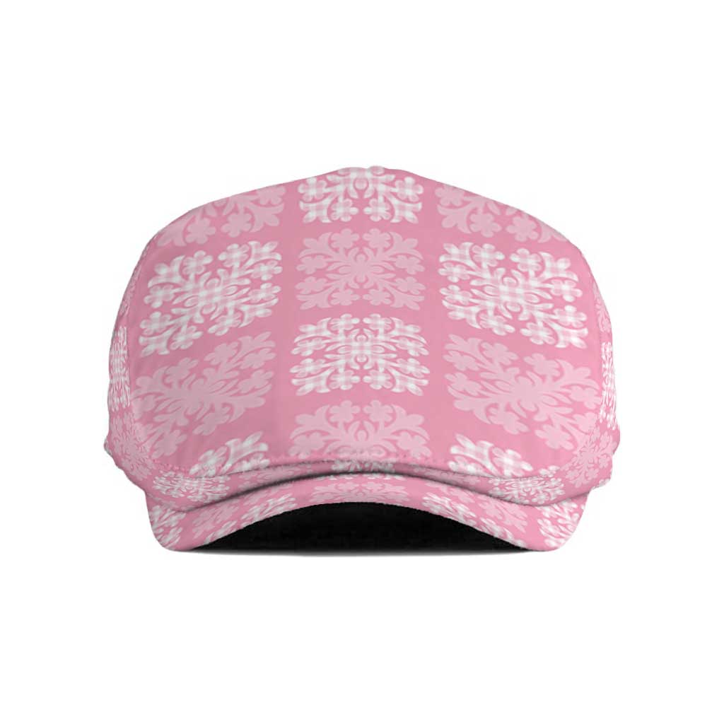 Pink Palaka Quilt Hawaii Jeff Hat Traditional Hawaii-plaid Pattern - Polynesian Pride